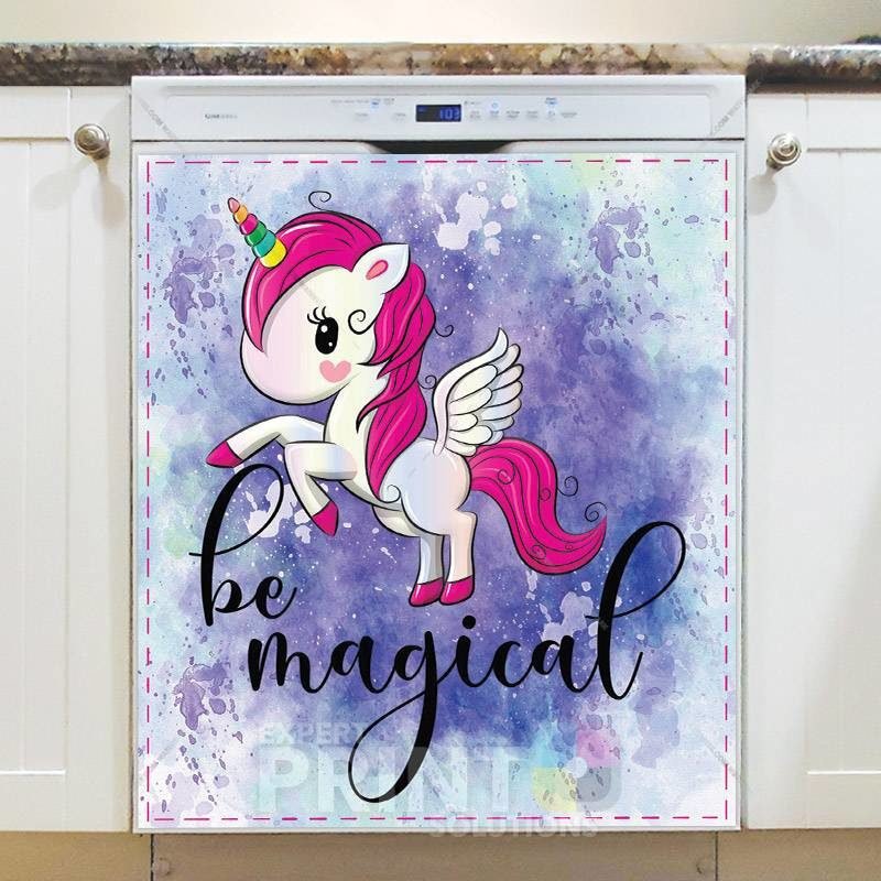 Be Magical Unicorn Dishwasher Magnet