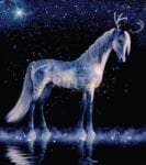 Fantasy Deer-Horse Garden Flag