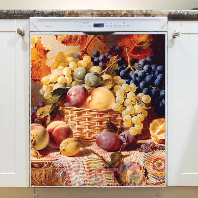 Beautiful Still Life with Juicy Fruit #3 Dishwasher Magnet