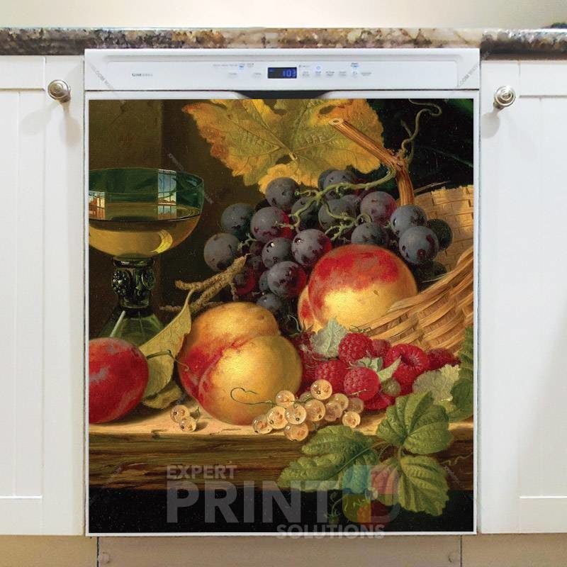 Beautiful Still Life with Juicy Fruit #8 Dishwasher Magnet