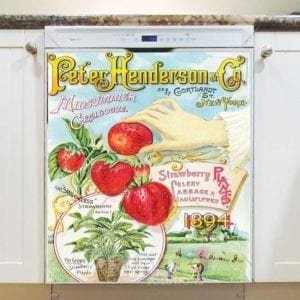 Vintage Retro Vegetable and Fruit Label #13 Dishwasher Magnet