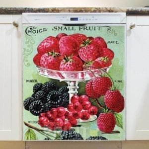 Vintage Retro Vegetable and Fruit Label #28 Dishwasher Magnet