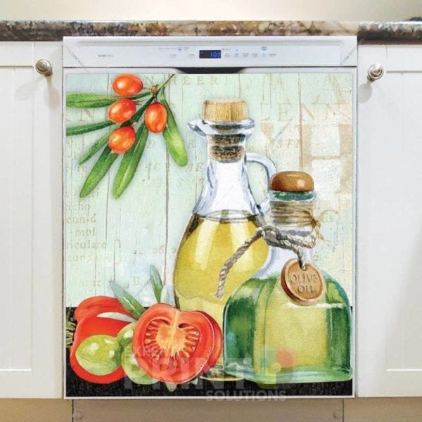 Beautiful Kitchen Design with Olives #1 Dishwasher Magnet