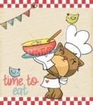 Cute Kitten Chef Garden Flag