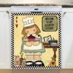 Primitive Country Kitchen #1 Dishwasher Magnet