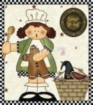 Primitive Country Kitchen #2 Garden Flag