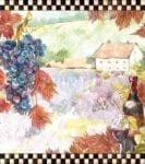 Vintage Tuscan Winery Design #2 Garden Flag