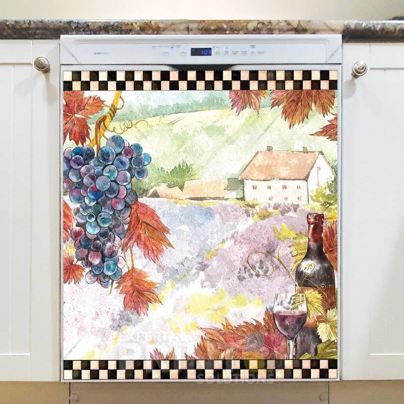 Vintage Tuscan Winery Design #2 Dishwasher Magnet