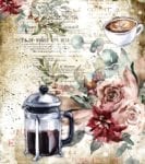 Vintage Coffee Design Garden Flag