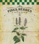 Vintage Fine Herbes #2 Garden Flag