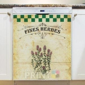 Vintage Fine Herbes #4 Dishwasher Magnet