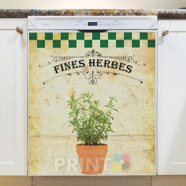 Vintage Fine Herbes #7 Dishwasher Magnet