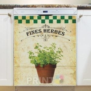 Vintage Fine Herbes #9 Dishwasher Magnet