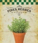 Vintage Fine Herbes #10 Garden Flag