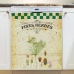 Vintage Fine Herbes #12 Dishwasher Magnet
