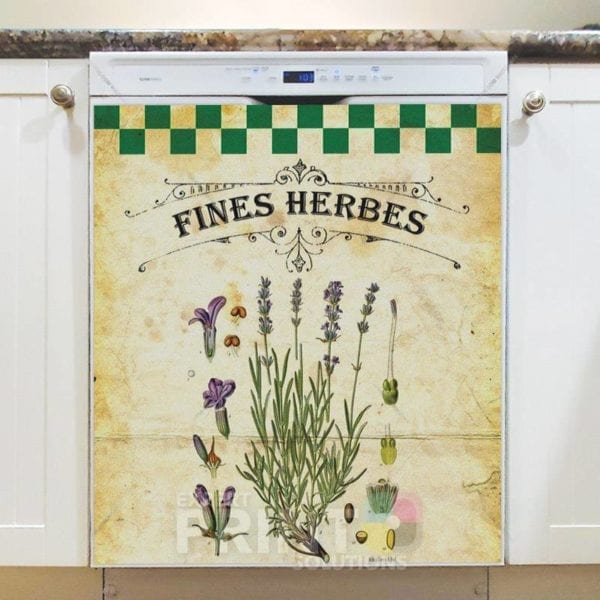 Vintage Fine Herbes #13 Dishwasher Magnet
