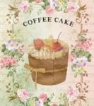 Vintage Cupcake Design #3 Garden Flag