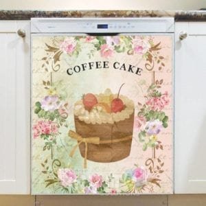 Vintage Cupcake Design #3 Dishwasher Magnet