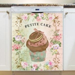 Vintage Cupcake Design #5 Dishwasher Magnet