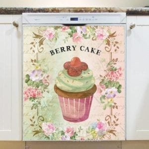 Vintage Cupcake Design #7 Dishwasher Magnet