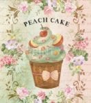 Vintage Cupcake Design #8 Garden Flag
