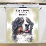 Life is Better with a Bernese Dishwasher Magnet