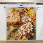 Victorian Summer Landscape Dishwasher Magnet