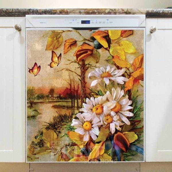 Victorian Summer Landscape Dishwasher Magnet