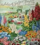 Retro Vintage Flower Seeds Label #3 Garden Flag