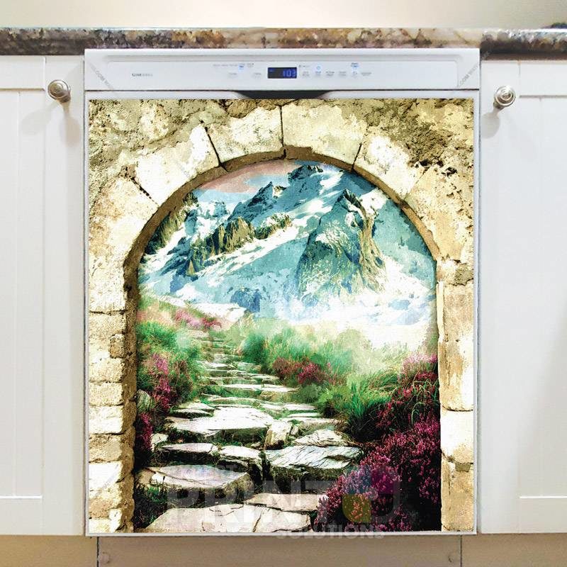 Archway to a Secret Garden Dishwasher Magnet