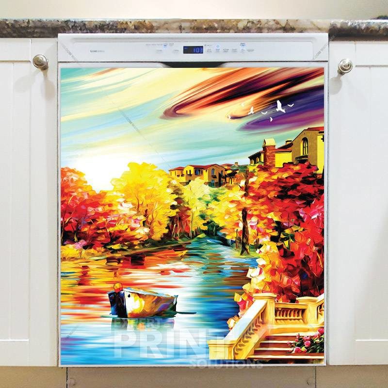 Rainbow River Dishwasher Magnet