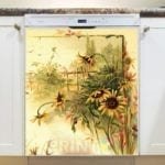 Victorian Autumn Time Dishwasher Magnet