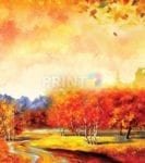 Autumn Countryside Garden Flag