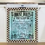 5122-house-rules-1-dishwasher-magnet House Rules #1 Dishwasher Magnet