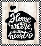 Home is Where your Heart is Garden Flag