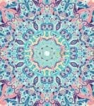 Bohemian Folk Art Ethnic Mandala Design #1 Garden Flag