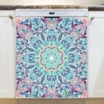 Bohemian Folk Art Ethnic Mandala Design #1 Dishwasher Magnet
