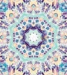 Bohemian Folk Art Ethnic Mandala Design #3 Garden Flag