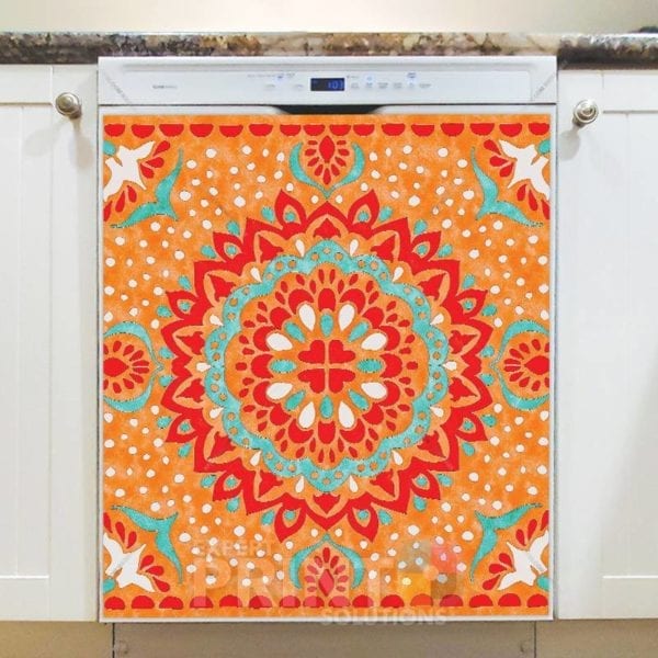 Bohemian Talavera Indian Ethnic Pattern #1 Dishwasher Magnet