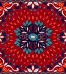 Bohemian Talavera Indian Ethnic Pattern #2 Garden Flag