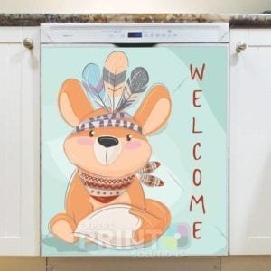 Little Native Fox Dishwasher Magnet