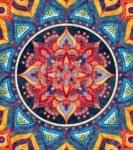 Beautiful Ethnic Mandala Design #4 Garden Flag