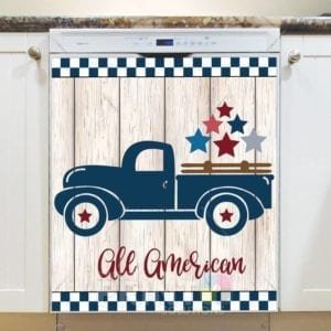 All American Truck Dishwasher Magnet