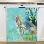 Seahorse Couple #2 Dishwasher Magnet