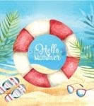 5395-beautiful-summer-holiday-design-2 Beautiful Summer Holiday Design #2 Garden Flag