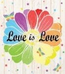LGBT Pride and Equality - Love is Love Garden Flag
