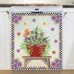 Blooming Flowers of May #1 Dishwasher Magnet