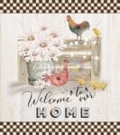6690-cute-farmhouse-chicken-family Cute Farmhouse Chicken Family Garden Flag