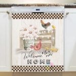 6690-cute-farmhouse-chicken-family-dishwasher-magnet Cute Farmhouse Chicken Family Dishwasher Magnet
