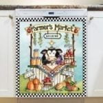 Farmers Market Welcome Dishwasher Magnet